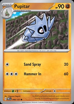 Prismatic Evolutions Pupitar #48 card