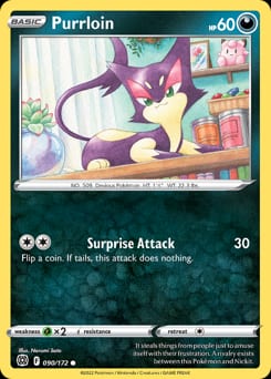 Brilliant Stars Purrloin #90 card