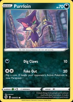 Champion's Path Purrloin #39 card