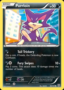 Plasma Storm Purrloin #82 card