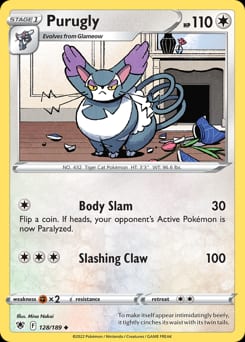 Astral Radiance Purugly #128 card
