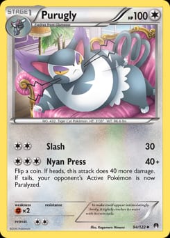 BREAKpoint Purugly #94 card