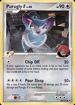 Platinum Purugly G #88 card