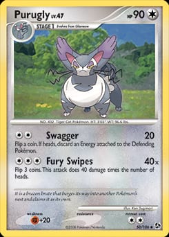 Great Encounters Purugly #50 card