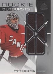 2022-23 SP Game Used Rookie Outbursts Jersey Pyotr Kochetkov #RO-PK card