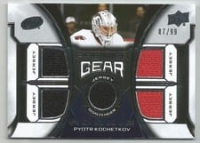 2022-23 Upper Deck Premier Premier Gear Rookies Jersey Pyotr Kochetkov #PGR-PK card