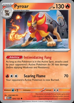 Mega Evolution Pyroar #24 card