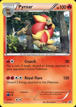 XY Black Star Promos Pyroar #XY26 card