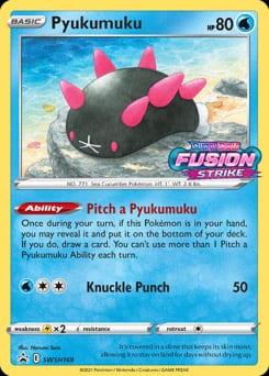 SWSH Black Star Promos Pyukumuku #SWSH169 card