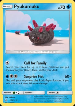 Unbroken Bonds Pyukumuku #53 card