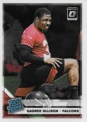 2019 Donruss Optic Base Set Qadree Ollison #199 card
