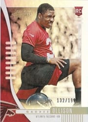 2019 Panini Absolute Base Set Qadree Ollison #200 card