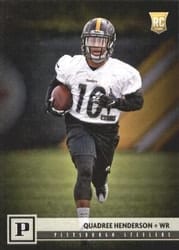2018 Panini Base Set Quadree Henderson #334 card