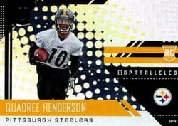 2018 Panini Unparalleled Base Set Quadree Henderson #234 card