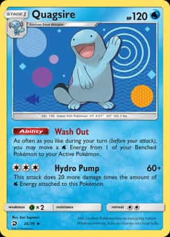 Dragon Majesty Quagsire #26 card