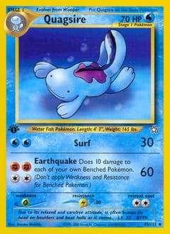 Neo Genesis Quagsire #45 card