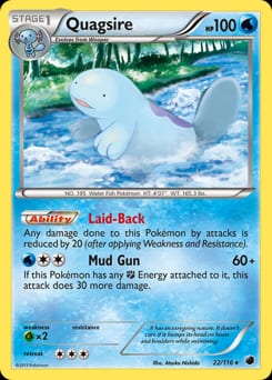Plasma Freeze Quagsire #22 card