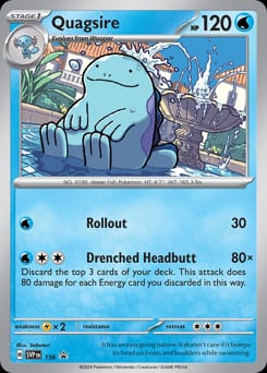 Scarlet & Violet Black Star Promos Quagsire #156 card
