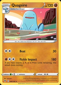 Vivid Voltage Quagsire #84 card