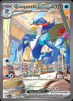 2023 Paldea Evolved Quaquaval ex #260 card