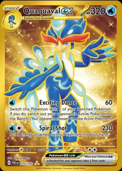 Paldea Evolved Quaquaval ex #273 card