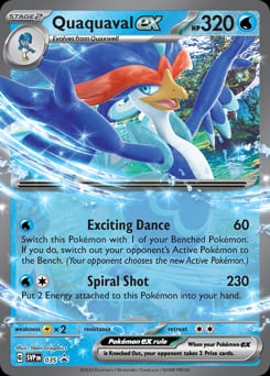 Scarlet & Violet Black Star Promos Quaquaval ex #35 card