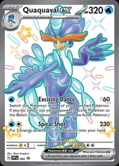 Scarlet & Violet Black Star Promos Quaquaval ex #84 card