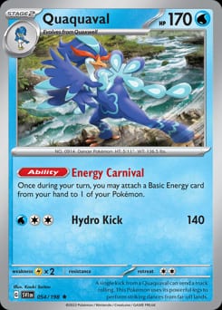 2023 Scarlet & Violet Quaquaval #54 card