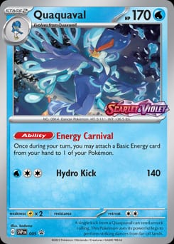 Scarlet & Violet Black Star Promos Quaquaval #5 card