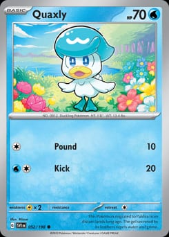 Scarlet & Violet Quaxly #52 card