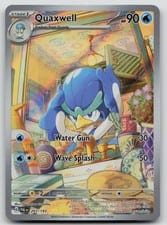 Paldea Evolved Quaxwell #207 card