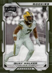2022 Panini Chronicles Playoff Momentum Rookies Quay Walker #PMR-21 card