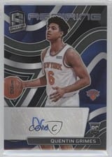 2021-22 Panini Spectra Aspiring Autographs Quentin Grimes #AA-QGR card