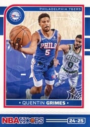 2024-25 Haunted Hoops Base Haunted Hoops Quentin Grimes #179 card