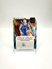 2024-25 Panini Court Kings Brush Strokes Autographs Quentin Grimes #BR-GRM card