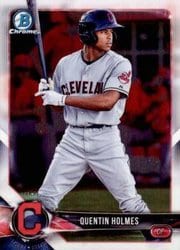 2018 Bowman Chrome Prospects Quentin Holmes #BCP88 card