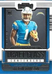 2023 Panini Contenders Draft Class Contenders Quentin Johnston #18 card
