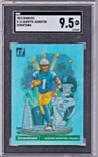 2023 Panini Donruss Downtown Quentin Johnston #D-16 card