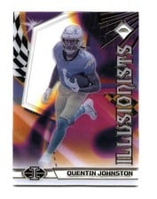 2023 Panini Illusions Illusionists Quentin Johnston #17 card