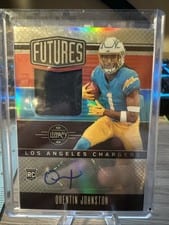 2023 Panini Legacy Futures Patch Autographs Silver Quentin Johnston #FAPS-8 card
