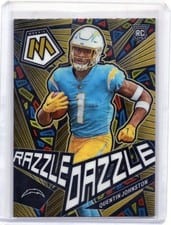 2023 Panini Mosaic Razzle Dazzle Quentin Johnston #RD-30 card