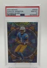 2023 Panini Mosaic Stained Glass Quentin Johnston #SG-29 card