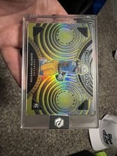2023 Panini Obsidian Tunnel Vision Quentin Johnston #9 card