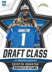 2023 Panini Rookies & Stars Draft Class Quentin Johnston #DC-14 card
