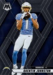2025 Panini Mosaic Base Set Quentin Johnston #43 card