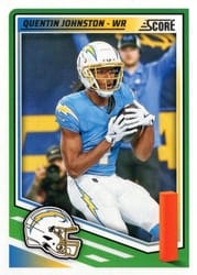 2025 Score Base Set Quentin Johnston #130 card