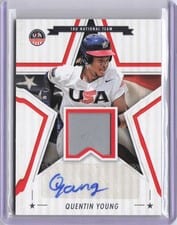 2025 Panini Stars & Stripes Signature Materials Quentin Young #SSM-QY card