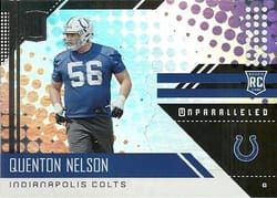 2018 Panini Unparalleled Base Set Quenton Nelson #300 card