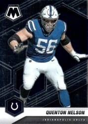 2021 Panini Mosaic Base Set Quenton Nelson #94 card