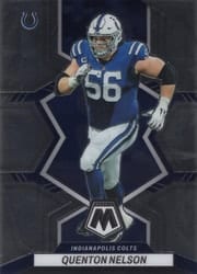 2022 Panini Mosaic Base Set Quenton Nelson #85 card